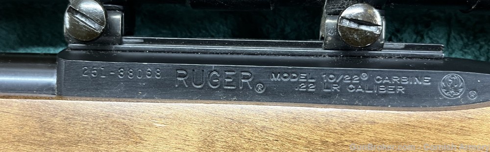 2000 Ruger 10/22 Carbine with scope, 25 round mag  p/n 01103 1103-img-13