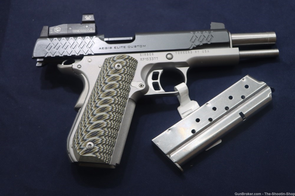 Kimber Model AEGIS ELITE CUSTOM 1911 Pistol 9MM 2-Tone VENOM OPTIC New 5" 9-img-23