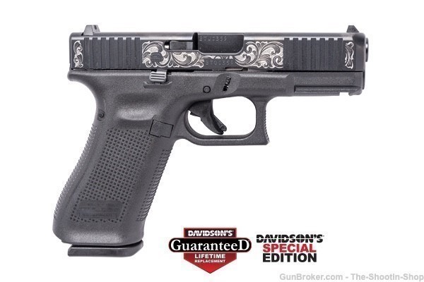 Glock Model G45 ENGRAVED Special Edition Pistol 9MM 4" 17RD 45 GEN5 Deluxe -img-0