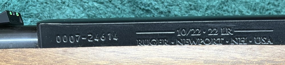 2016 Ruger 10/22 rifle 20" Fiber Optic Sights	p/n 01159 1159-img-6