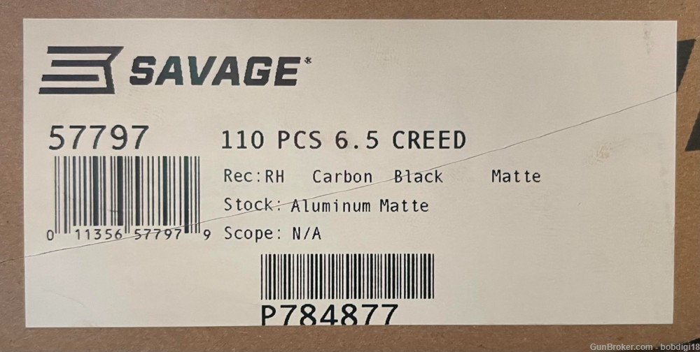 Savage 110PCS 6.5 Creedmoor 10.5" MDT Chassis ACCUTRIGGER 57797 NO CC FEES-img-2