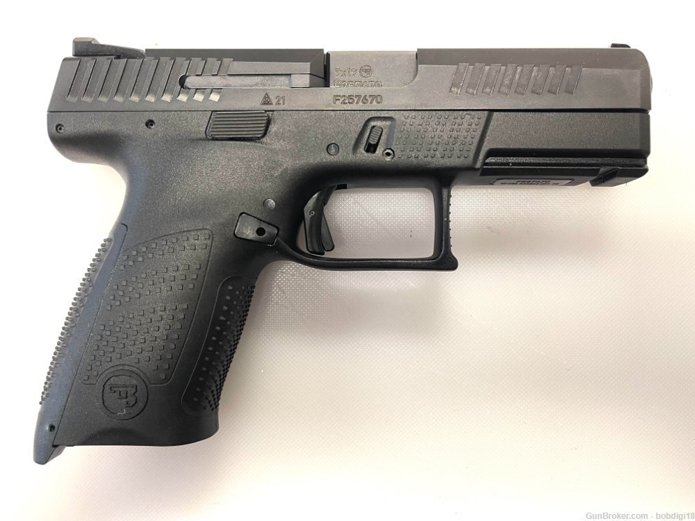 CZ P10 Compact All Black 9mm 2-15rd Mags 4in 91531 NO CC FEES-img-2