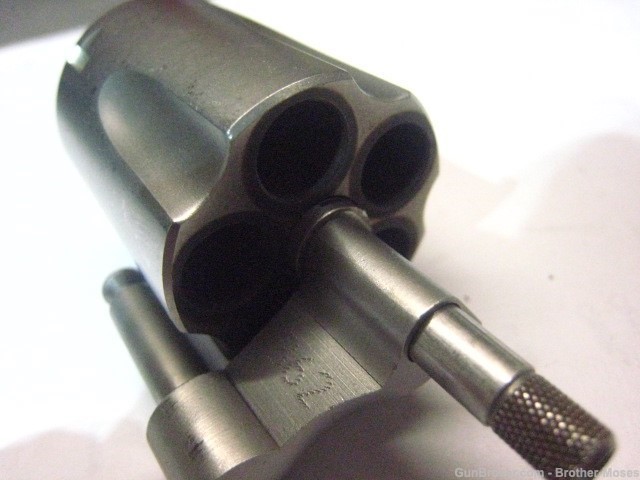 S&W J Cylinder Stainless 5 Shot .38 Spl With Yoke and Rod Fits: 60 649 642 -img-3