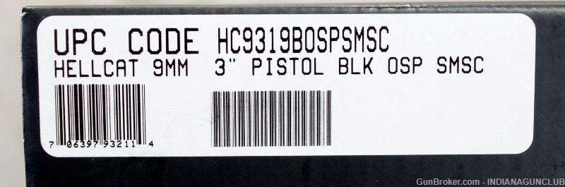 NIB SPRINGFIELD HELLCAT OSP W/OPTIC 9MM 3" BOX-img-16