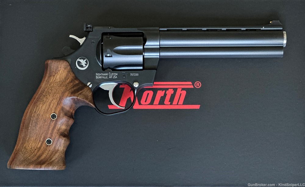 Nighthawk Custom Korth Mongoose 357 Mag Revolver (6") w. Addl. 9mm Cylinder-img-1