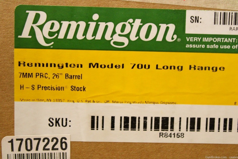 NEW Remington 700 LR Long Range (H-S Precision Stock, 7mm PRC, 26-inch)-img-2