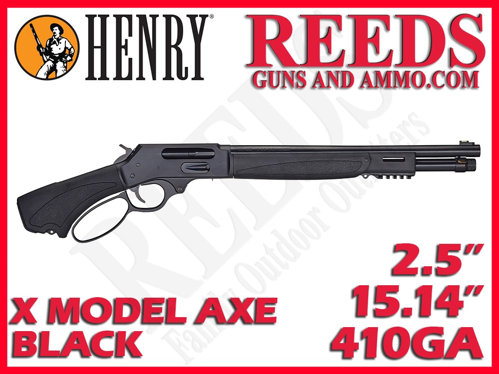 Henry X Model Axe Black 410 Ga 2-1/2in 15.14in H018XAH-410-img-0