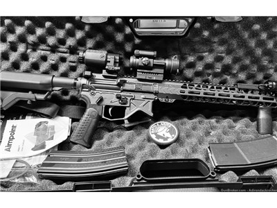 Battle Arms Development Authority Elite AR with Aimpoint PRO and Magnifier