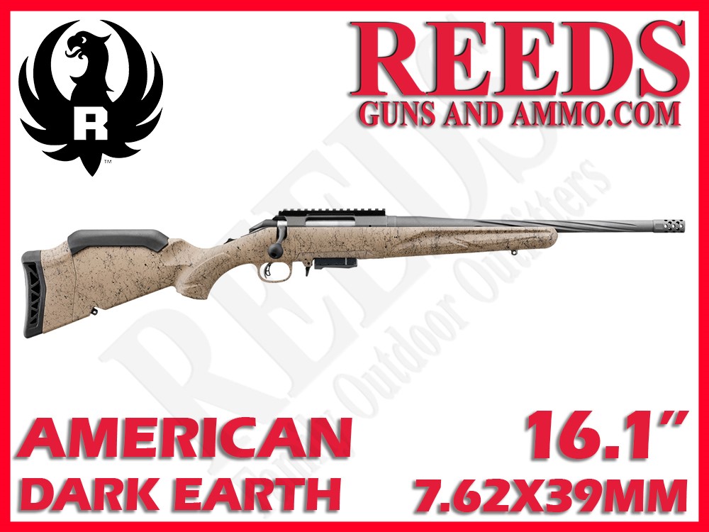 Ruger American Gen II Ranch FDE 7.62x39mm 16.1in 46921-img-0