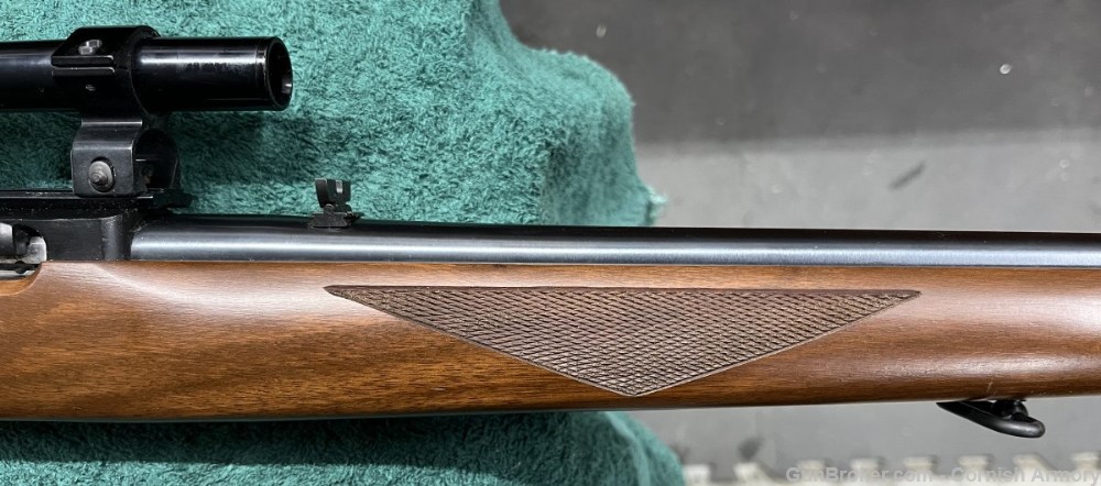 scoped Ruger 10/22 Deluxe Sporter Carbine w/checkered walnut stock-img-14