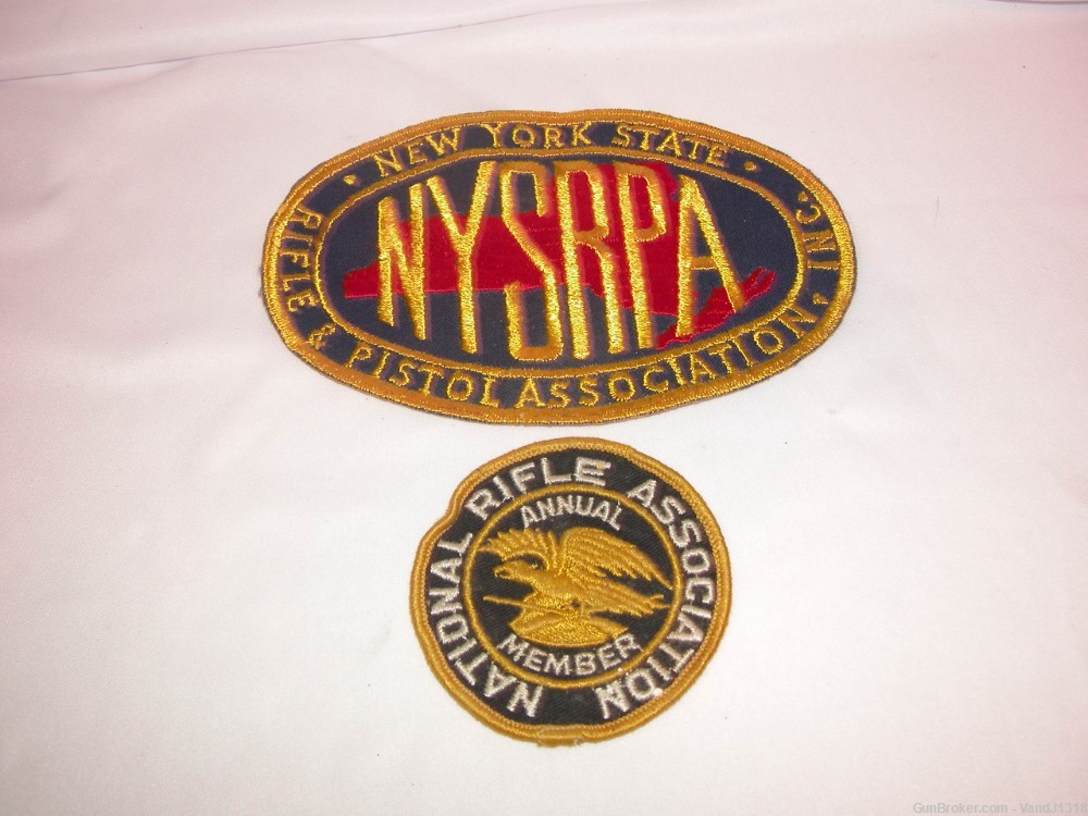 NRA Annual Member & New York State Rifle & Pistol Association Inc. Patches-img-0