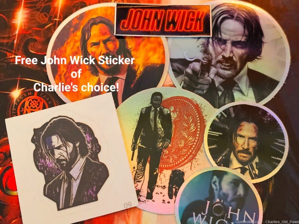 John Wick® 1 oz Silver Silhouette "LIVE DIE" Bar in TEP Holder EXTRAS!-img-3