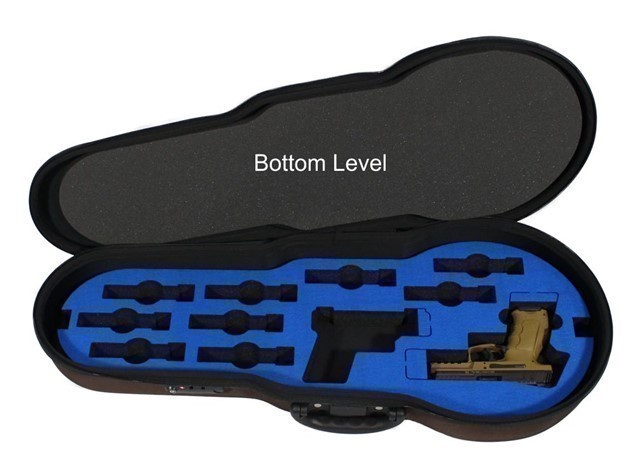 Peak Case Five Handgun Violin Case - Locking-img-1