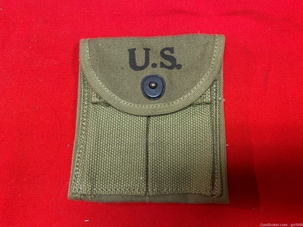 WW2 mint unissued M1 Carbine stock pouch (khaki and green available) -img-0