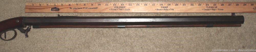 1840's REMINGTON Marked 36 cal. New England  Underhammer Percussion Rifle-img-24