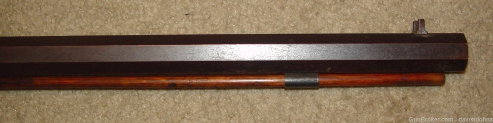 1840's REMINGTON Marked 36 cal. New England  Underhammer Percussion Rifle-img-11
