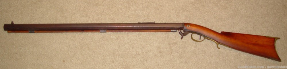 1840's REMINGTON Marked 36 cal. New England  Underhammer Percussion Rifle-img-1
