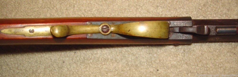1840's REMINGTON Marked 36 cal. New England  Underhammer Percussion Rifle-img-7