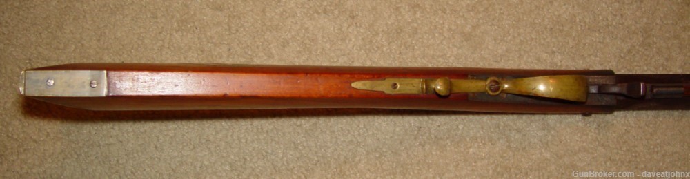 1840's REMINGTON Marked 36 cal. New England  Underhammer Percussion Rifle-img-12