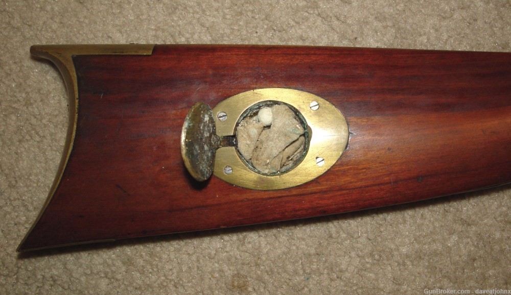 1840's REMINGTON Marked 36 cal. New England  Underhammer Percussion Rifle-img-5