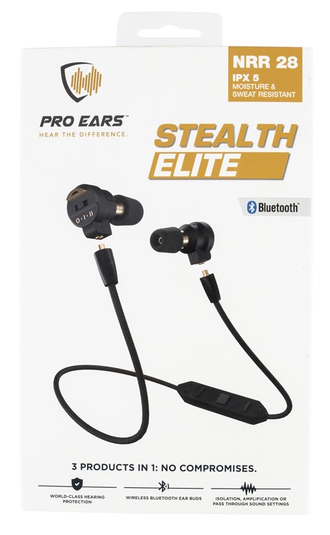 Pro Ears  Stealth Elite  with Bluetooth 28 dB Behind The Head -img-0