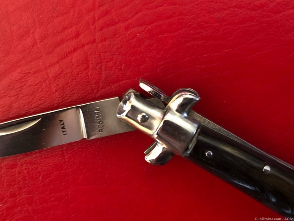 Falcon Famous Blades Italy Manual Lockback Stiletto 7” Rostfrei Knife-img-5