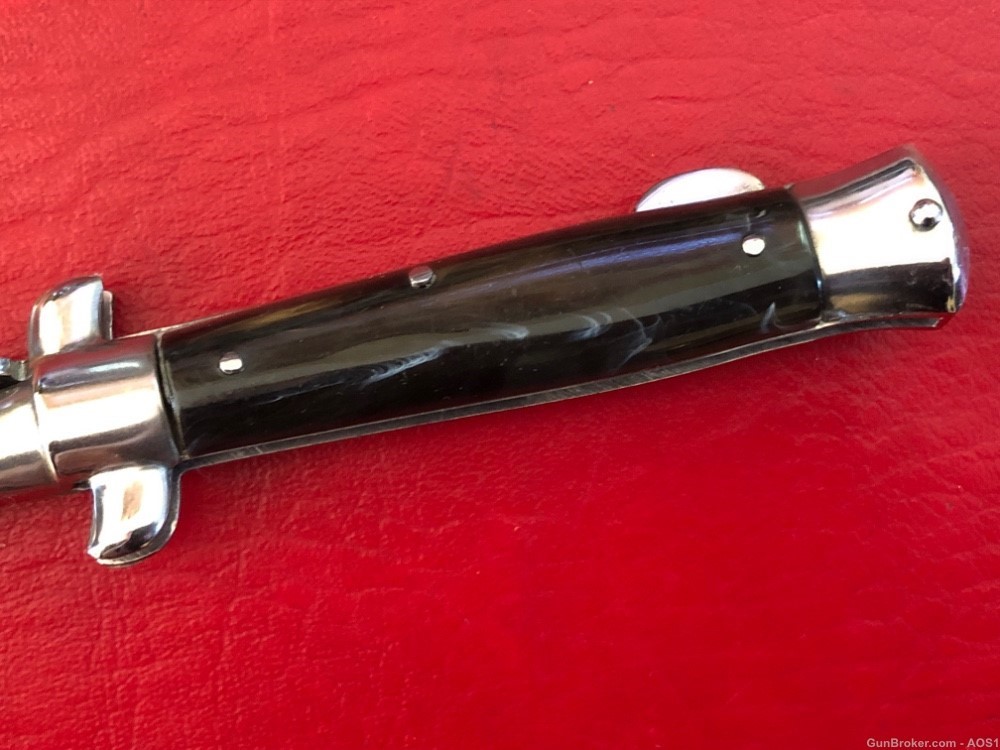 Falcon Famous Blades Italy Manual Lockback Stiletto 7” Rostfrei Knife-img-3