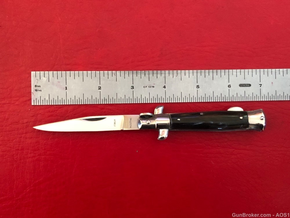 Falcon Famous Blades Italy Manual Lockback Stiletto 7” Rostfrei Knife-img-11