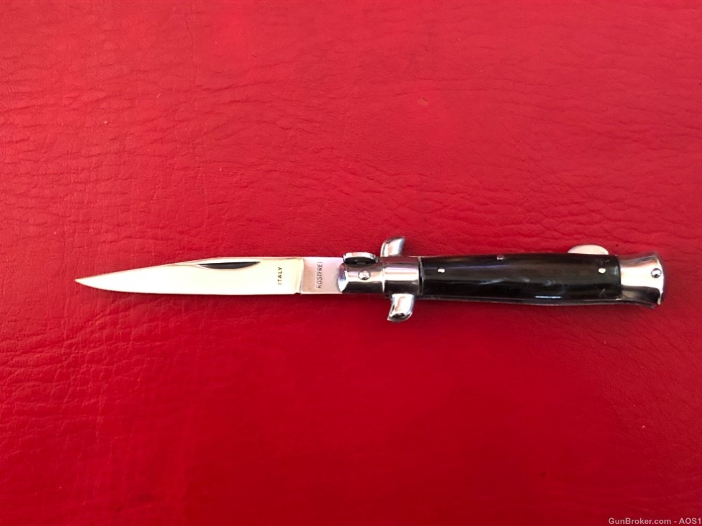 Falcon Famous Blades Italy Manual Lockback Stiletto 7” Rostfrei Knife-img-0