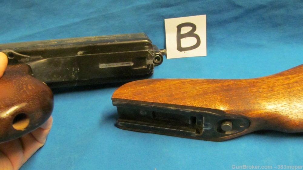 (B) MGC 1921 Thompson SMG Modelgun Corporation Tokyo Japan Blank Firing Gun-img-15