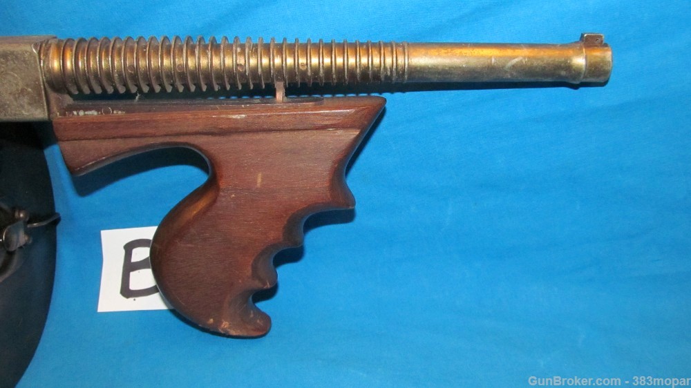 (B) MGC 1921 Thompson SMG Modelgun Corporation Tokyo Japan Blank Firing Gun-img-6