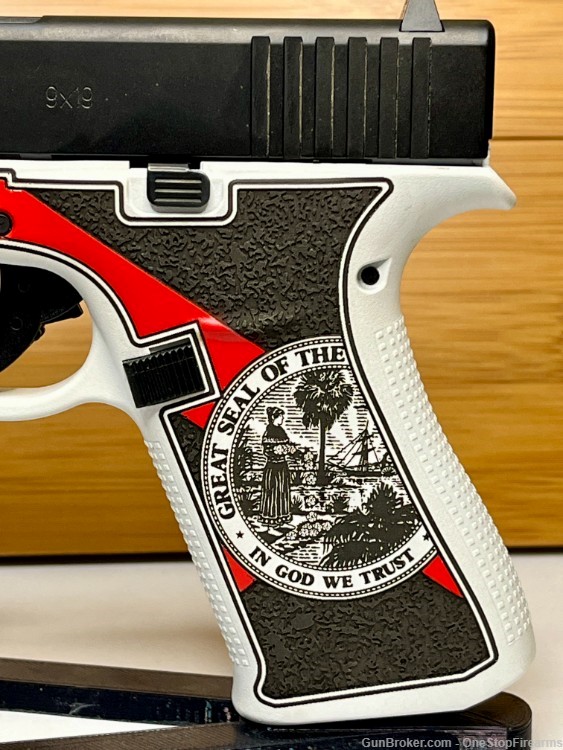 Glock 48 Custom "Florida White" Handgun 9mm Luger-img-2