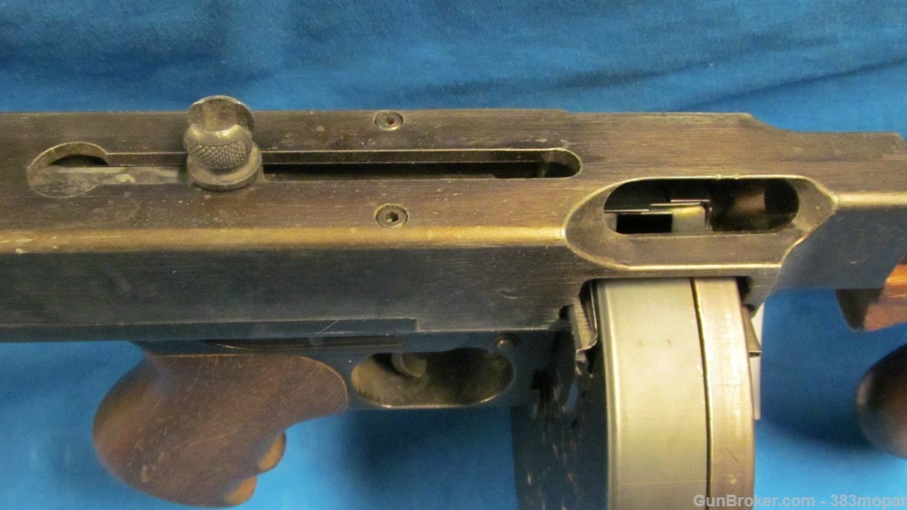 (C) MGC 1921 Thompson SMG Modelgun Corporation Tokyo Japan Blank Firing Gun-img-7