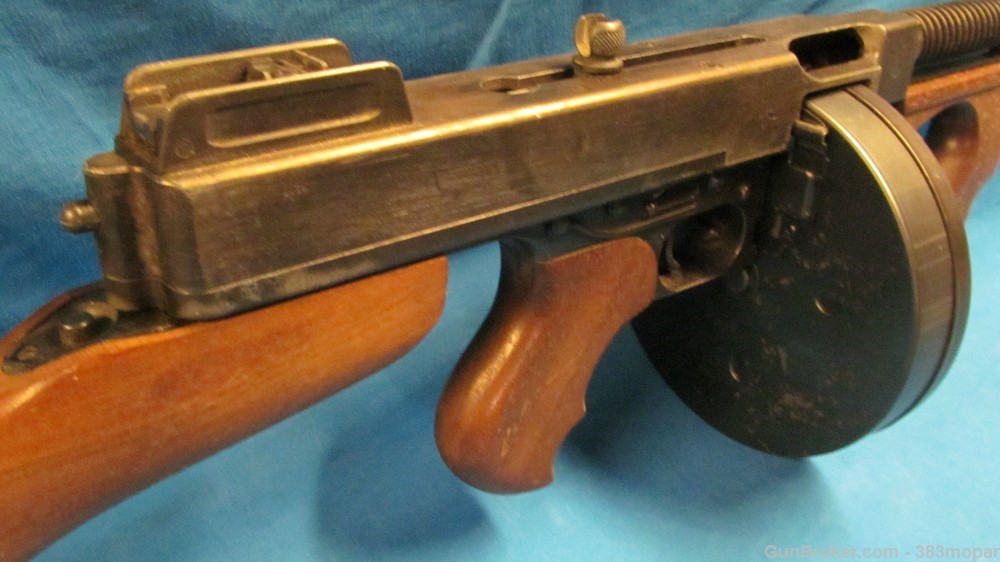 (C) MGC 1921 Thompson SMG Modelgun Corporation Tokyo Japan Blank Firing Gun-img-8