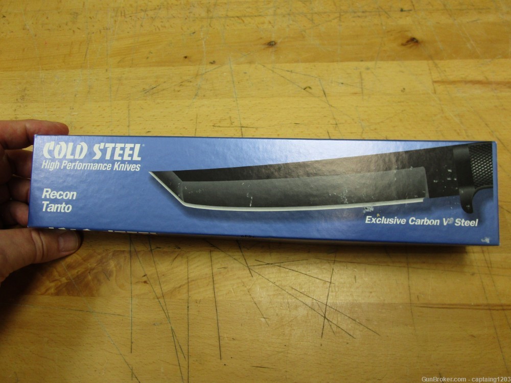 Cold Steel Vintage USA Made Recon Tanto #13RTK Carbon V Steel (1995) NOS-img-9