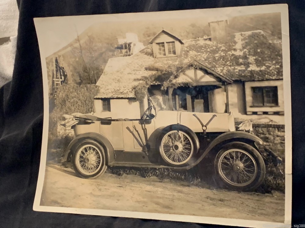 1920s ISOTTA FRAN TOURING CAR ORIGINAL WARNER BROTHER MOVIE STUDIO PHOTO-img-1