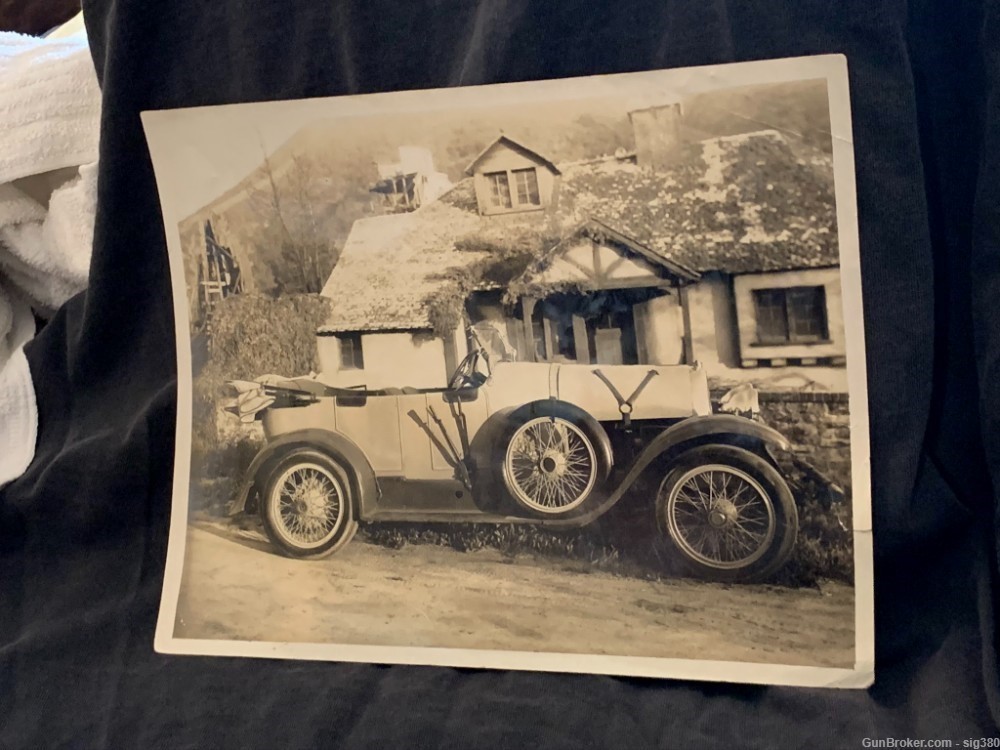 1920s ISOTTA FRAN TOURING CAR ORIGINAL WARNER BROTHER MOVIE STUDIO PHOTO-img-0