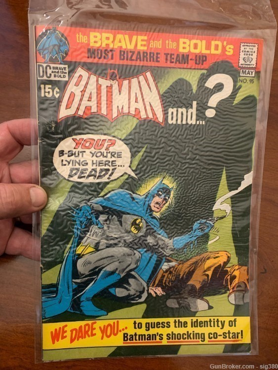 VINTAGE 1971 DC COMICS BATMAN THE BRAVE AND THE BOLD No.95-img-0