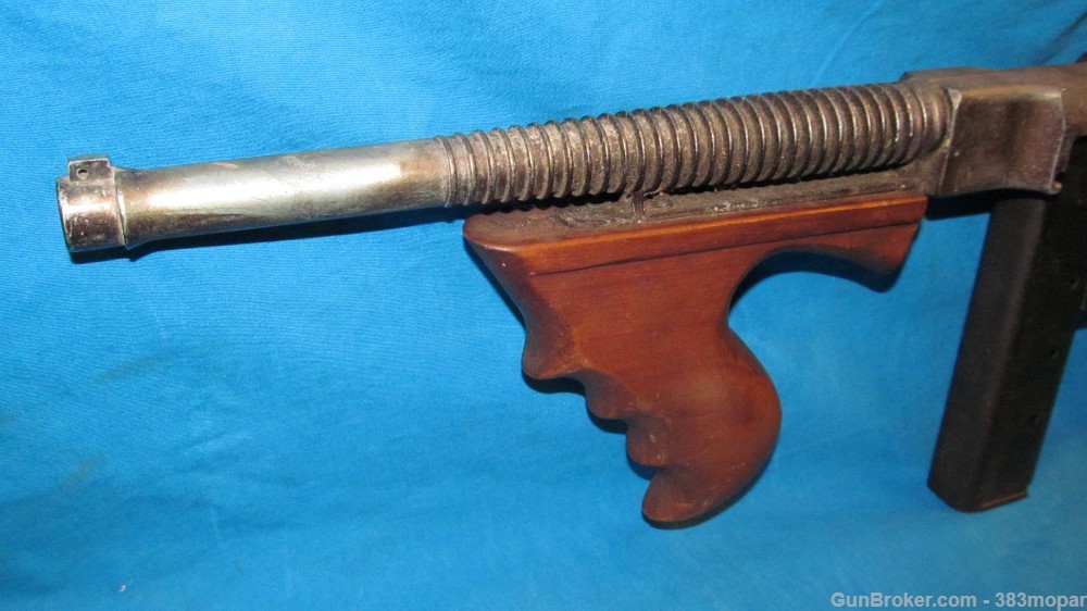 (E) MGC 1921 Thompson SMG Modelgun Corporation Tokyo Japan Blank Firing Gun-img-1