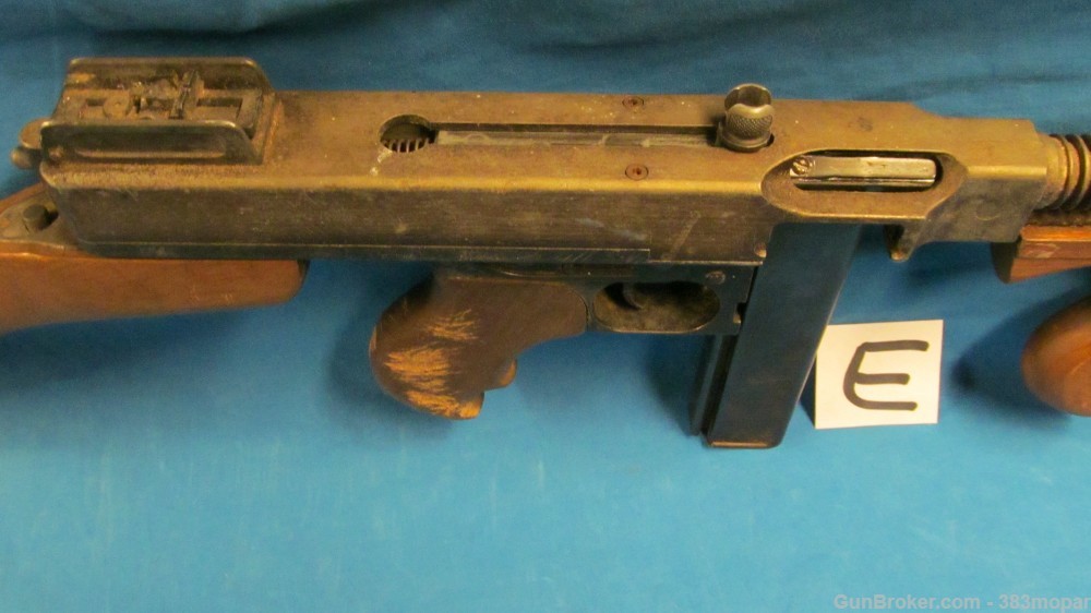 (E) MGC 1921 Thompson SMG Modelgun Corporation Tokyo Japan Blank Firing Gun-img-7
