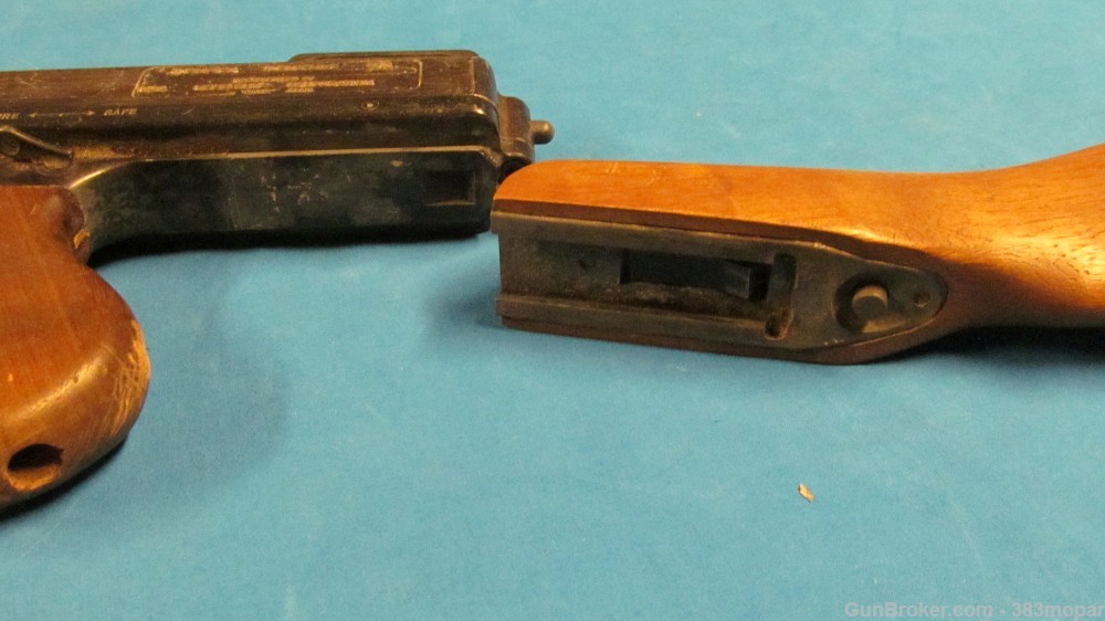 (E) MGC 1921 Thompson SMG Modelgun Corporation Tokyo Japan Blank Firing Gun-img-11