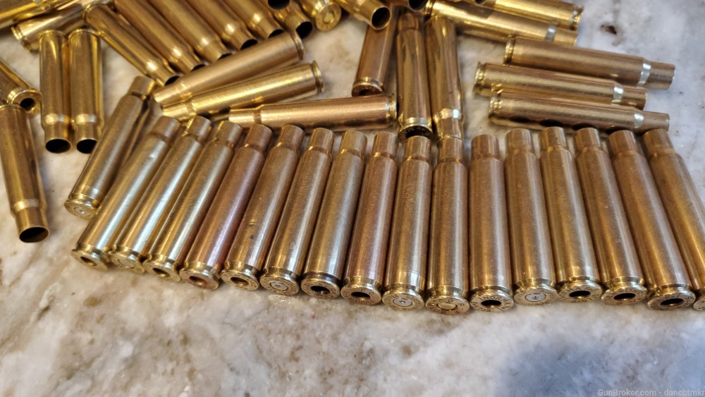 8MM Mauser - 8x57 -8x57JS brass - 100 count -fired mixed stamps - $10. ...