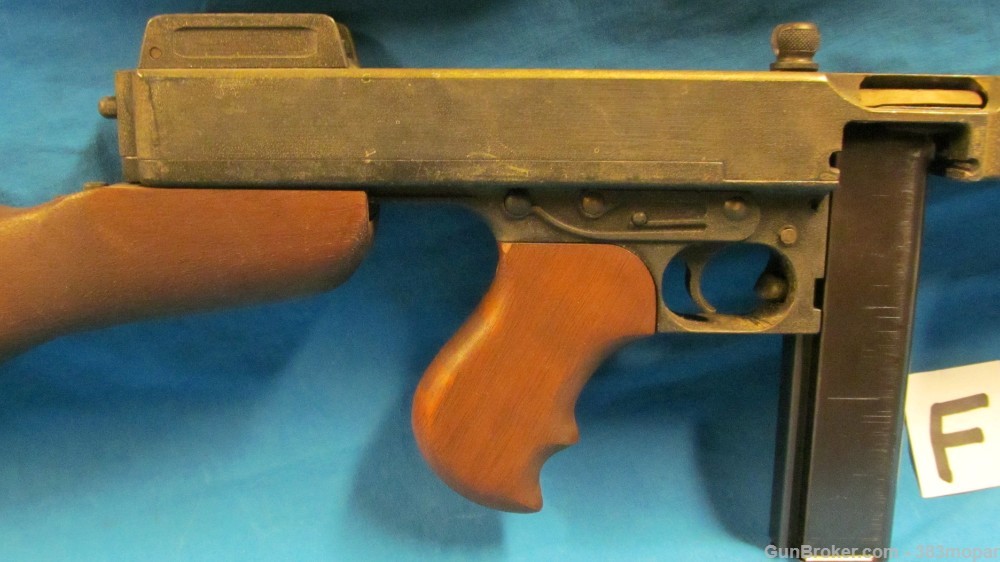 (F) MGC 1921 Thompson SMG Modelgun Corporation Tokyo Japan Blank Firing Gun-img-7