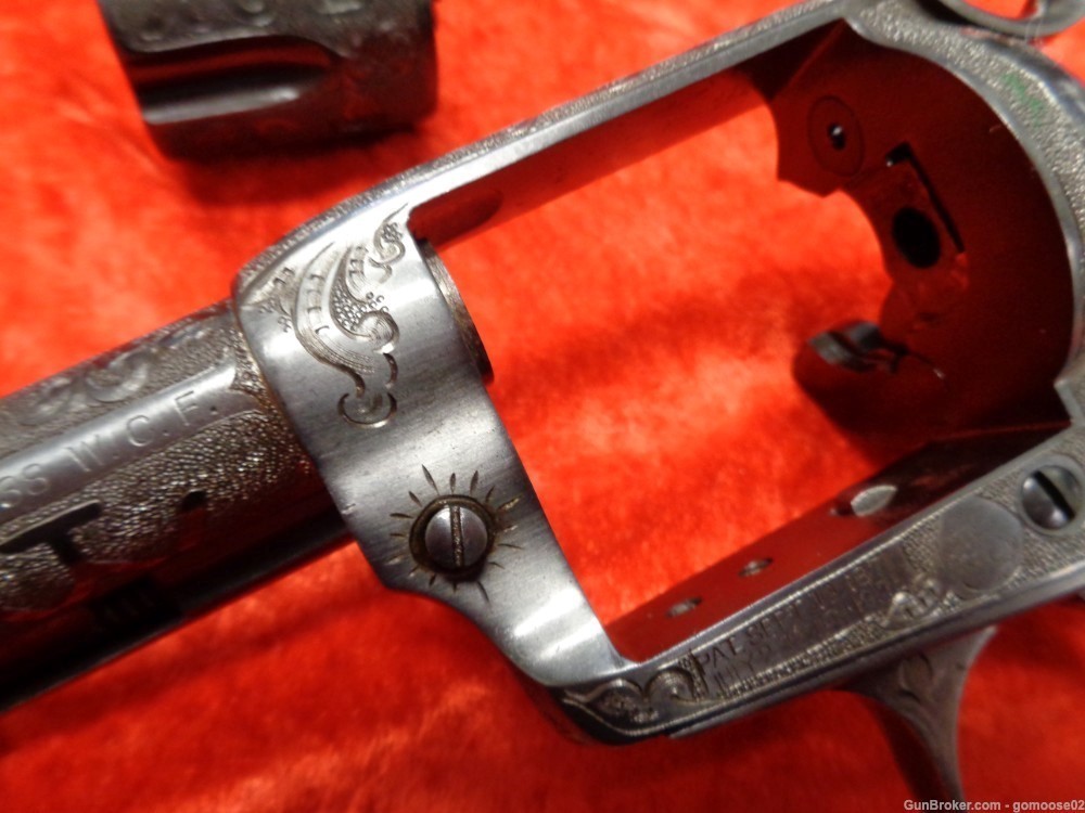 RARE 1902 Colt SAA Bisley CATTLE BRAND Engraved 1st Generation I TRADE BUY-img-37
