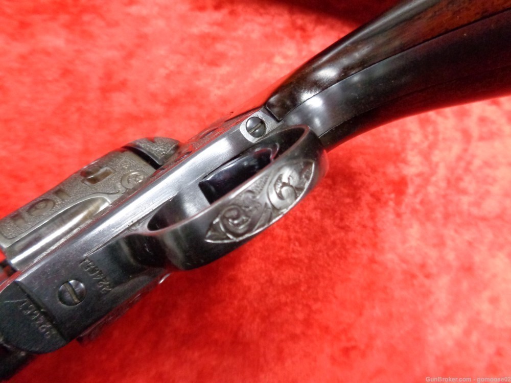 RARE 1902 Colt SAA Bisley CATTLE BRAND Engraved 1st Generation I TRADE BUY-img-19