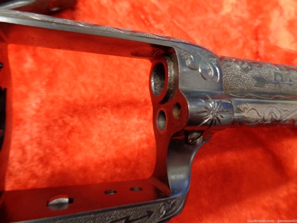 RARE 1902 Colt SAA Bisley CATTLE BRAND Engraved 1st Generation I TRADE BUY-img-40