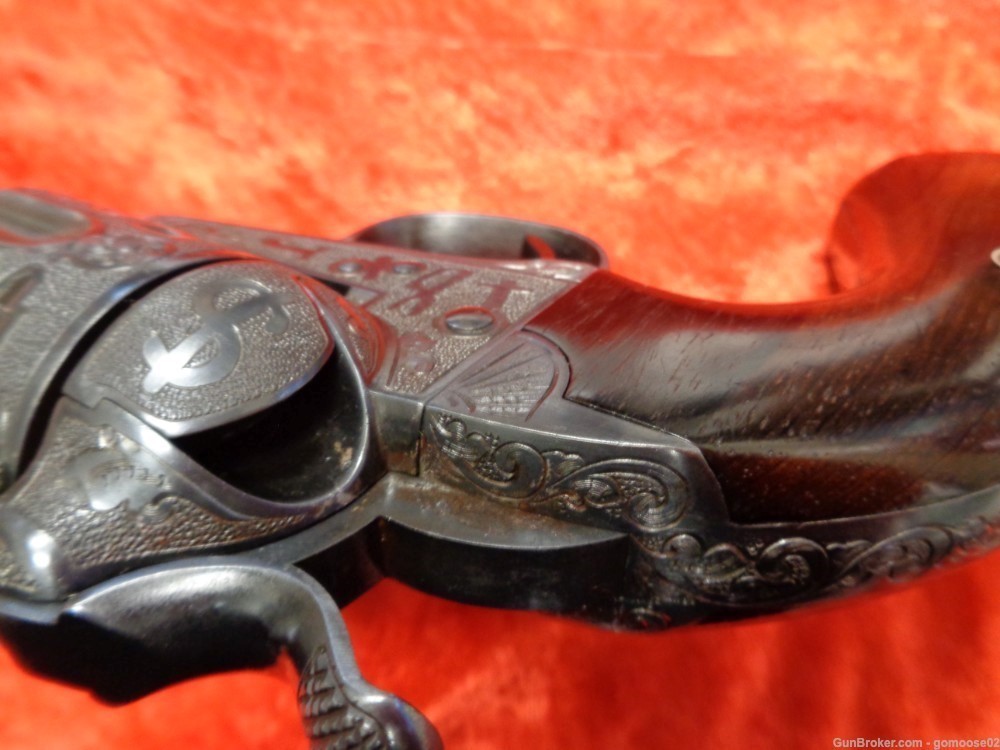 RARE 1902 Colt SAA Bisley CATTLE BRAND Engraved 1st Generation I TRADE BUY-img-55