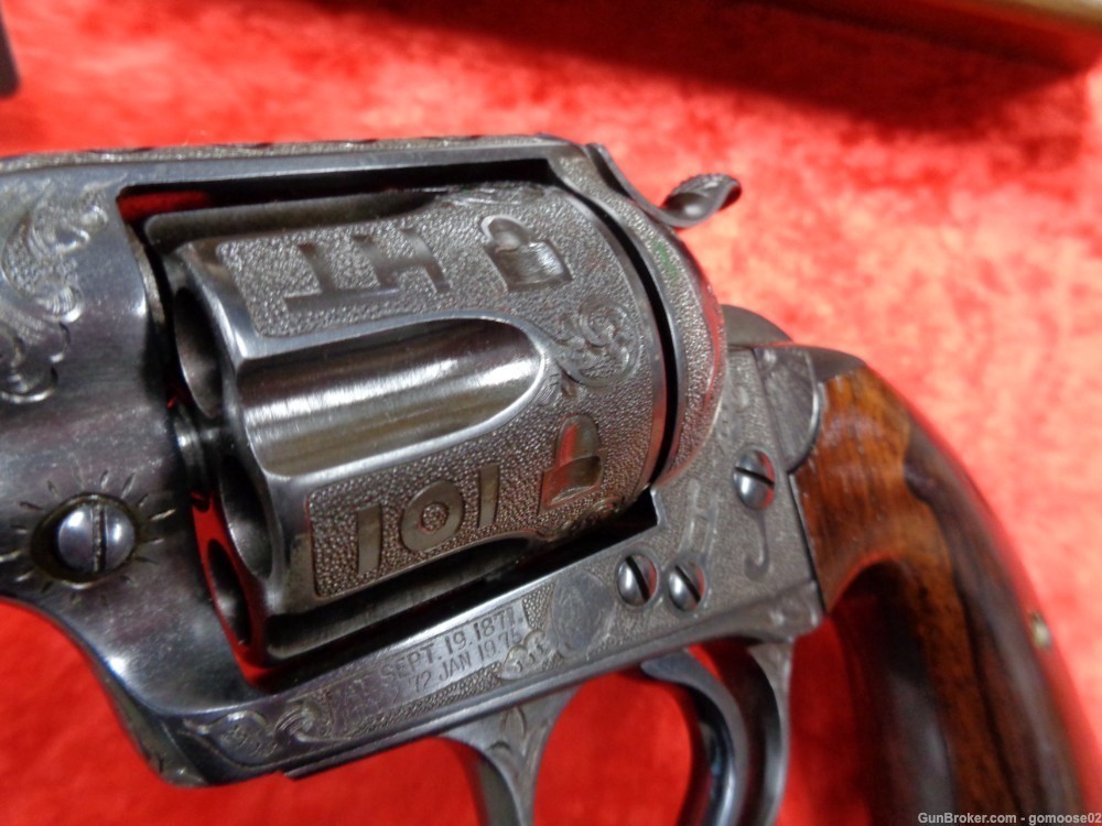 RARE 1902 Colt SAA Bisley CATTLE BRAND Engraved 1st Generation I TRADE BUY-img-18