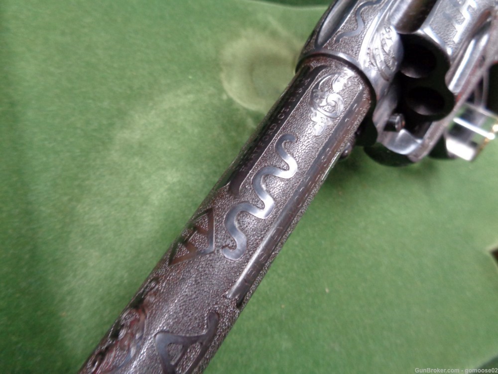 RARE 1902 Colt SAA Bisley CATTLE BRAND Engraved 1st Generation I TRADE BUY-img-62