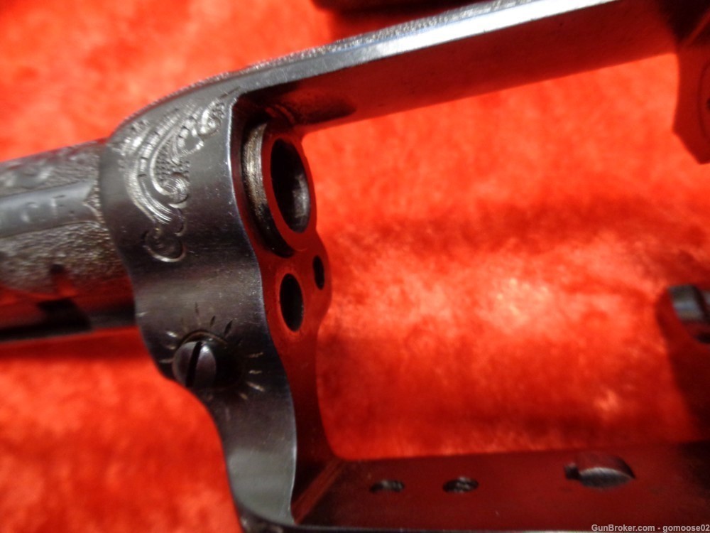 RARE 1902 Colt SAA Bisley CATTLE BRAND Engraved 1st Generation I TRADE BUY-img-39